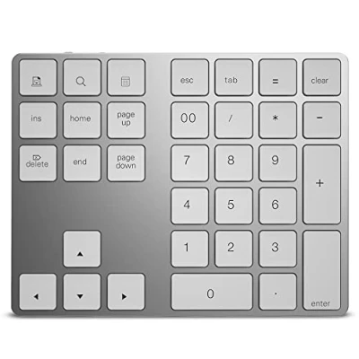 Image of HDWR Laptop, Numeric Keypad, Wireless, Bluetooth, Wireless Operation with a Range of up to 10 Meters, 34 Keys, Aluminum Housing, iOS, Membrane typerCLAW BN100