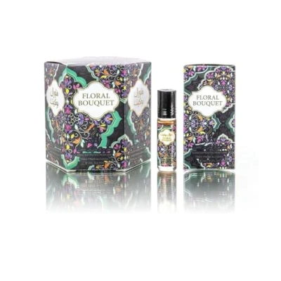 Image of AYAT PERFUMES 6 x ml Fragrance Oil for MEN &amp; WOMEN long lasting and comfortable (Floral Bouqet)