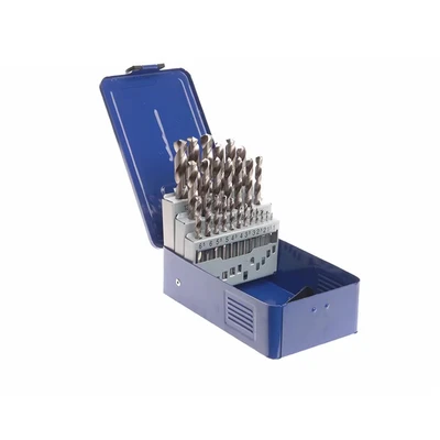 Image of Faithfull HSS Drill Bit Set of 25 M2 1 13mm &amp; Case FAIMSET25PRO