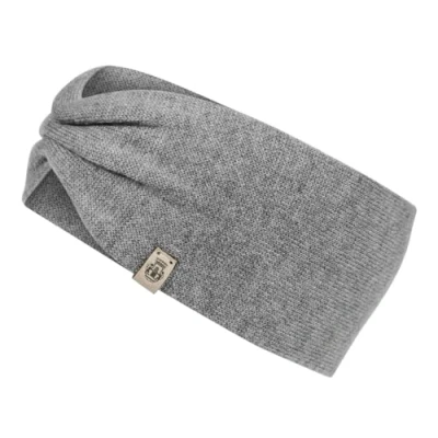 Image of Roeckl Pure Cashmere Headband ear warmers earmuffs (One Size grey)