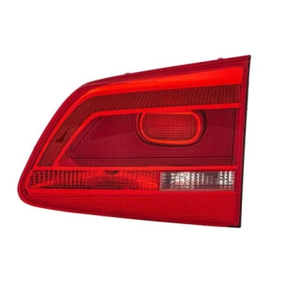 Image of E12923 Rear light HELLA 2TZ 010 469 101 Right Inner Section H21W, P21W, W16W 12V white/red with bulbs bulb holder VOLKSWAGEN: Touran I