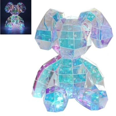 Image of Night Light Holographic Rabbit LED Colour Changing Starlightz Lamp Interactive