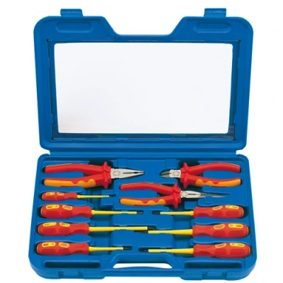 Image of Draper VDE Approved Fully Insulated Pliers and Screwdriver Set (10 Piece)