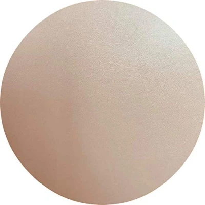 Image of Table Protector Round Heavy Duty Heat Resistant Black, Brown, Beige, Grey (Beige, 105.cm)