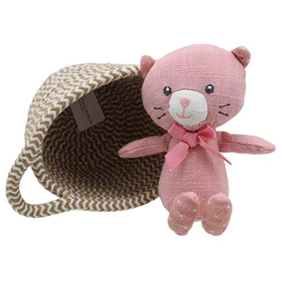 Image of Wilberry Pets in Baskets Cat Soft Toy WB001807, Blue