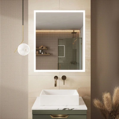 Image of Orbit Prospr led 1 Door Mirrored Cabinet with Bluetooth 500mm Wide