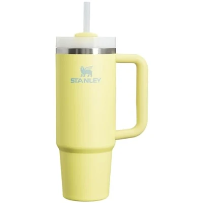 Image of STANLEY Quencher H2.0 FlowState Stainless Steel Vacuum Insulated Tumbler with Lid and Straw for Water, Iced Tea or Coffee, Smoothie More, Pomelo, 30oz