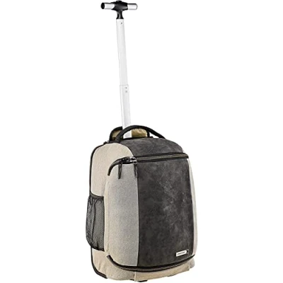 Image of Cabin Max Manhattan Hybrid Trolley/Backpack with Wheels for EasyJet Bag 45x36x20 cm Laptop Compartment, Convertible Design Underseat (30L)