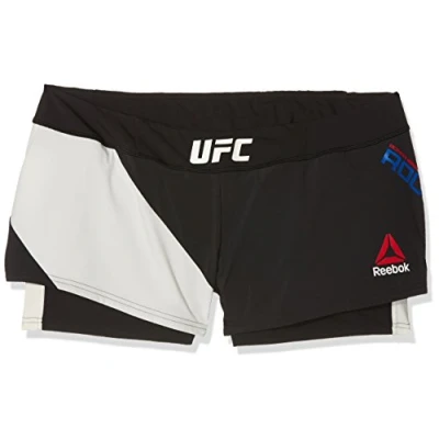Image of Reebok Women UFC FK RR Octagon Shorts Black/Negro/Chalk, 26 Inch