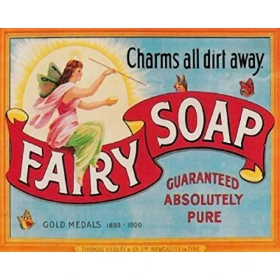 Image of Chill Fairy Soap Advertisement 8x10inch VINTAGE STYLE NOSTALGIC METAL ADVERTISING WALL SIGN RETRO ART