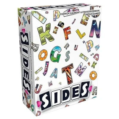 Image of Captain Games Sides Co op Party Card Game Ages 10+ 2 9 Players 30 Minutes Playing Time