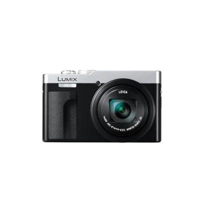 Image of Panasonic LUMIX DC TZ99E S Compact Travel Zoom Camera, LEICA Lens, 30x Zoom, 20.3MP, 4K 30p Video, Tiltable Monitor, Wi Fi, Bluetooth, Silver