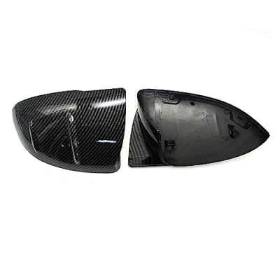 Image of PAREKS Side Mirror Cover Fit For Mercedes Benz EQE V295 AMG 2021 2022,Door Wing Housing Lid Case Accessories Cap,B Carbon Fiber Look
