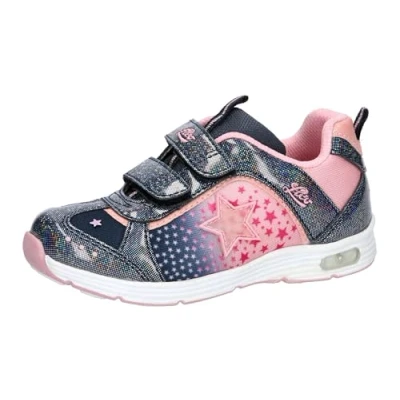 Image of Lico Starlet V Blinky Sneaker, Marine Pink, 10 UK Child