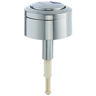 Image of Geberit Impuls 280 Twico 2 Dual Flush Chrome Push Button 241.800.KD.1, Multi Colour