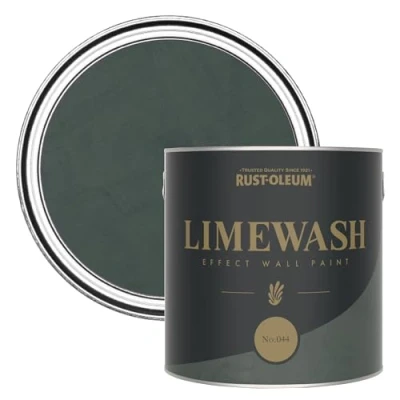 Image of Rust Oleum Green Limewash Effect Wall Paint No.044 2.5L