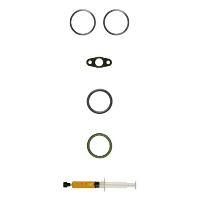 Image of 11658510943, 8510943 Mounting Kit, charger AJUSA JTC11998 with studs, syringe oil gaskets/seals BMW: 3 Saloon, Touring, 4 Coupe