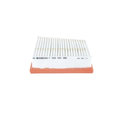 Image of 165467753R, 7701071327, 7701071327A, 8200820869, 8200853393 Air Filter BOSCH F 026 400 386 58,3mm 192,5mm 207mm Insert RENAULT: MEGANE 3