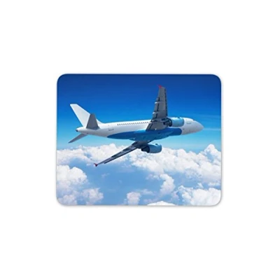 Image of Destination Vinyl ltd Flying Plane Mouse Mat Pad Airplane Aviation PC Computer #8279