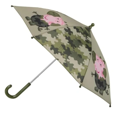 Image of Totes® Peppa Pig™ Kids George Pig Camo Walker Umbrella