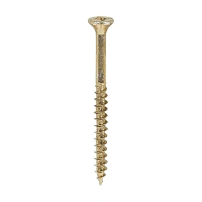 Image of TIMCO Velocity Premium Multi Use Countersunk Gold Woodscrews 4.0 x 50 Box of 200