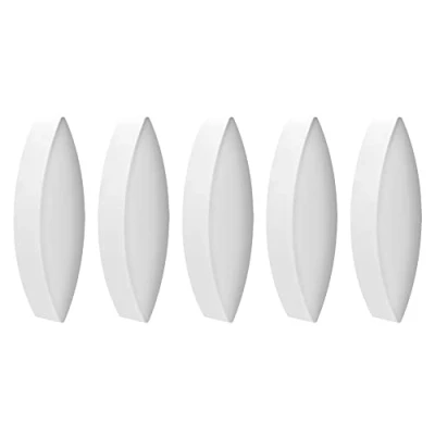 Image of stonylab Magnetic Stir Bar, 5 Pack 30 mm Laboratory Plate Bar PTFE Coated Set Stirring Bars White Mixer for Stirrers, Olive Shape, PK