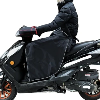 Image of ELTOX Scooter Leg Cover,Leg Cover Motorbike Motorcycle Knee Blanket Water Repellent Windproof Winter Thermal Quilt Scooters