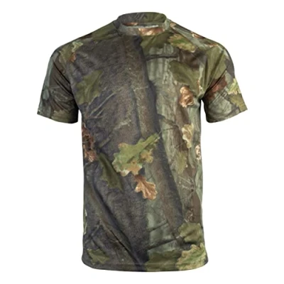Image of JACK PYKE Quick Wick Short Sleeve Crew Neck T Shirt English Oak Evolution 3XL
