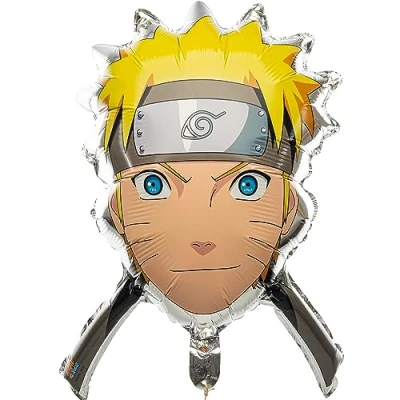 Image of Ballon mylar visage de Naruto™ 59,2 x 71,6 cm