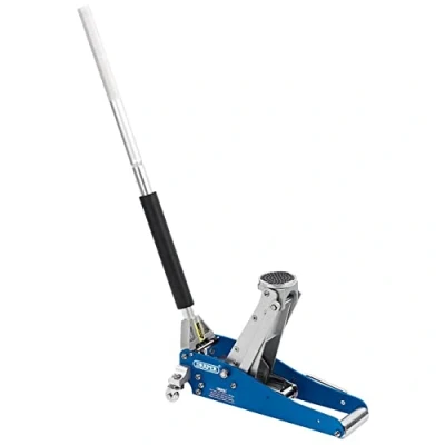 Image of Draper Aluminium Low Profile Trolley Jack, 1.25 Tonne