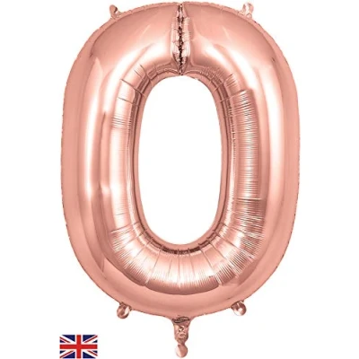Image of Oaktree UK 603509 34&quot; Number 0 Rose Gold
