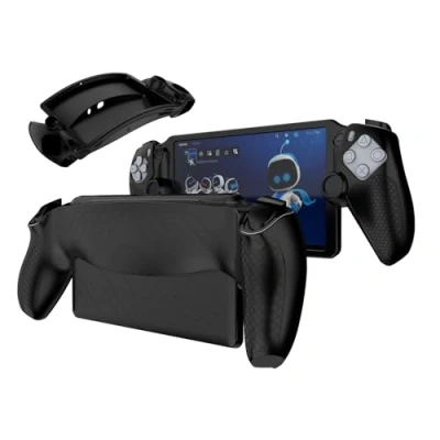 Image of GIOPUEY Case Compatible with PlayStation Portal Remote Player, Silicone material Black