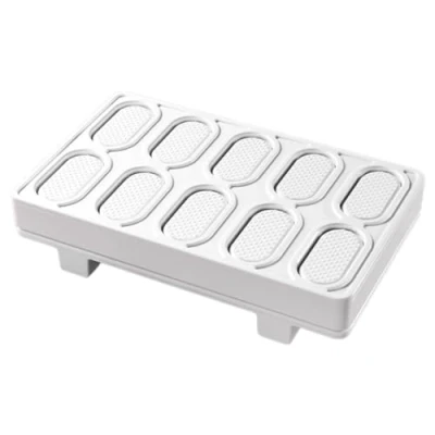 Image of FokCalgary Sushi Rice Mold,Rectangular Musubi Maker Press 10 in 1 Rectangular Nigiri Ball Mold, Home Onigiri Kit, Kit for Beginners