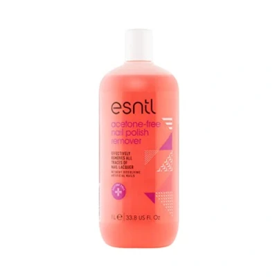 Image of ESNTL Acetone Free Nail Polish Remover Super Strength Formula Trusted by UK Beauty Salons (1L)
