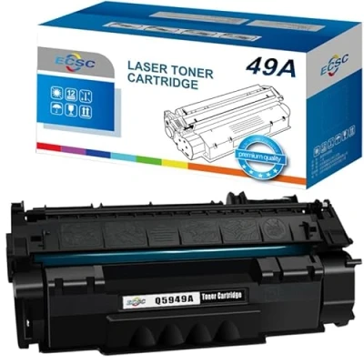 Image of ECSC Toner Cartridge Q5949A For Printer, Compatible With HP LaserJet 1160 1320 1320n 1320nw 1320tn 3390 3392 (Black, 1 Pack)