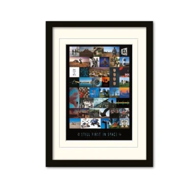 Image of Pink Floyd 40Th Anniversary A3 Framed and Mounted Print
