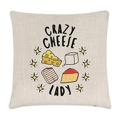 Image of Gift Base Crazy Cheese Lady Stars Cushion Cover