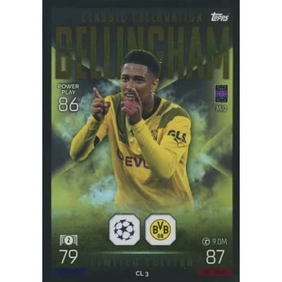 Image of Topps Match Attax Extra 2022/23 Jude Bellingham Classic Celebration Limited Edition