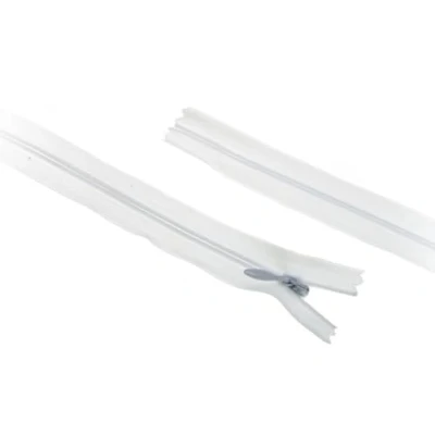 Image of 16&quot;/ 41cm Concealed Invisible Closed End Zips White per single zip