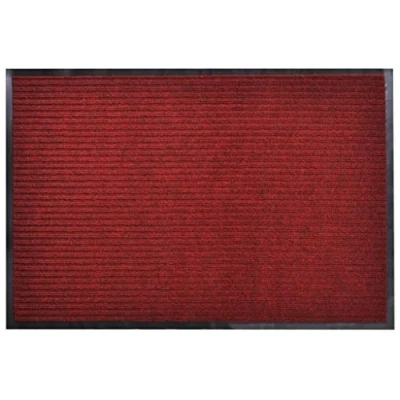 Image of vidaXL Red Door Mat 120x180cm Polyester &amp; PVC Backing Non Slip Home/Office Entryway Floor Carpet Rug