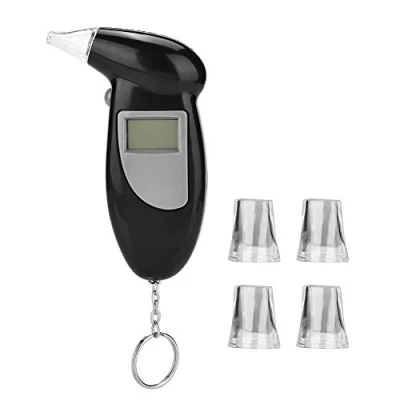 Image of Keychain Breathalyzer For Alcohol Portable Tester Breathalyzers Breath Lcd Screen Professional