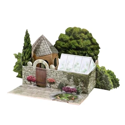 Image of SANTORO Pop Up Places, 3D Greeting Card The Summer House For Him, Her, Family, Friends, Birthday, Anniversary