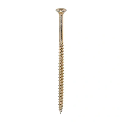 Image of TIMCO Solo Chipboard &amp; Woodscrews PZ Double Countersunk Yellow 5.0 x 100mm Box of 100