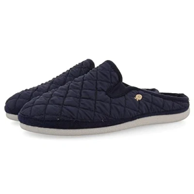 Image of HOT POTATOES Men&#039;s Hedensted Slipper, navy, 11.5 UK