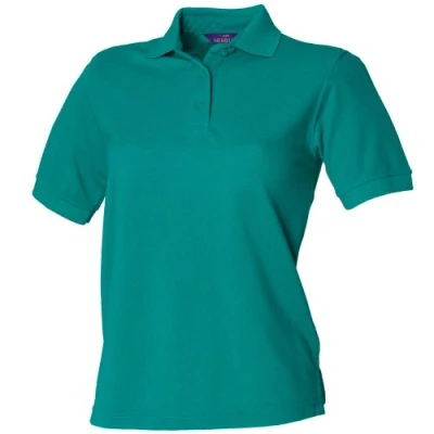 Image of Henbury Womens/Ladies 65/35 Polo Shirt (XL) (Jade)