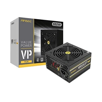 Image of Antec VP Plus Series VP550P Power supply (Internal) ATX12V / EPS12V 80 AC 200 240 V 550 Watt PFC Active Europe