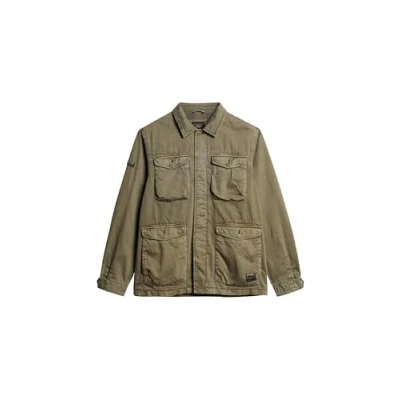 Image of Superdry Men&#039;s Military M65 Lw Jacket A1 Casual, Dusty Olive Green, L