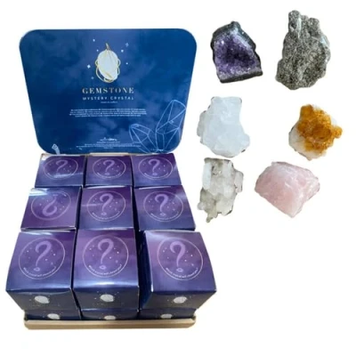 Image of Puckator Gemstone Mystery Crystal Surprise Gift Box