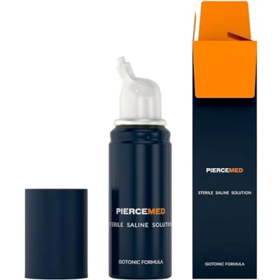 Image of PIERCEMED Piercing Aftercare Spray 70ml Hypoallergenic, Promotes Healing, Fine Mist, 100% Aerosol Free, Professional Care Solution