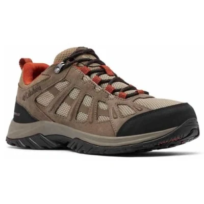 Image of Columbia Redmond III Waterproof Hiking shoes, Men&#039;s, Size: 15, Pebble/dark sienna Leather and textile